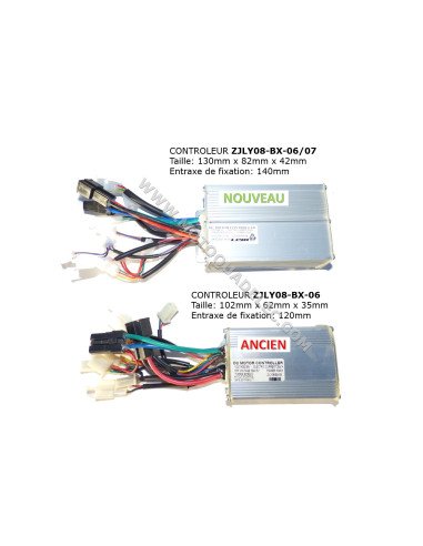 Variateur Controleur Quad 36V 1100W 35A ZJLY08-BX-06