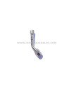 extension valve schrader 135 degres tout métal