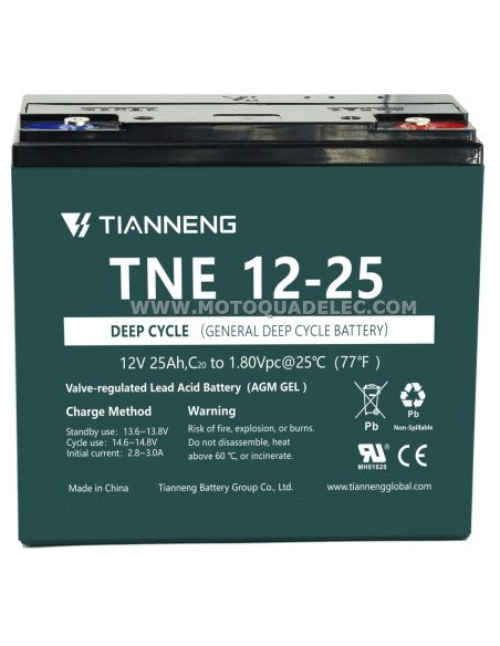 BATTERIE AGM TNE 12-25 12V 25Ah VRLA