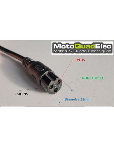Identification polarité XLR GX12