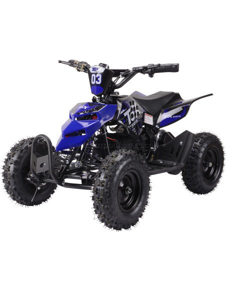 Mini Quad Enfant TOX 800W Crawler bleu
