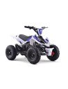 Mini Quad Enfant TOX 800W RUNNER Blanc & Bleu Prêt à Rouler