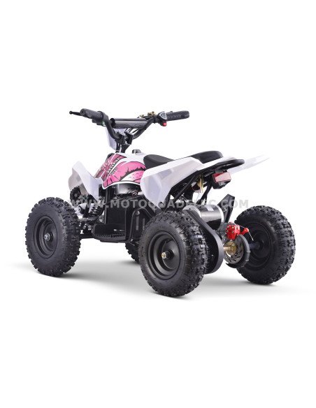 Mini Quad Enfant TOX 800W RUNNER Rose Prêt à Rouler