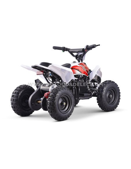 Mini Quad Enfant TOX 800W Crawler Rose Blanc Girly Edition