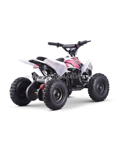 Mini Quad Enfant TOX 800W RUNNER Rose Prêt à Rouler