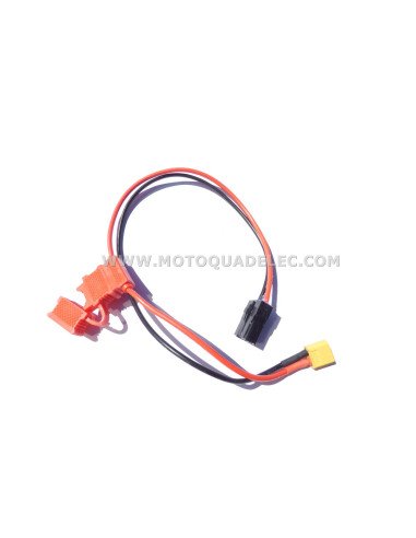 CABLE ET CONNECTEUR DE BATTERIE LITIUM DIRT BIKE XT60